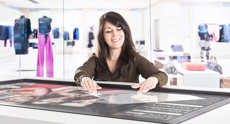 Digital signage examples: Multitouch